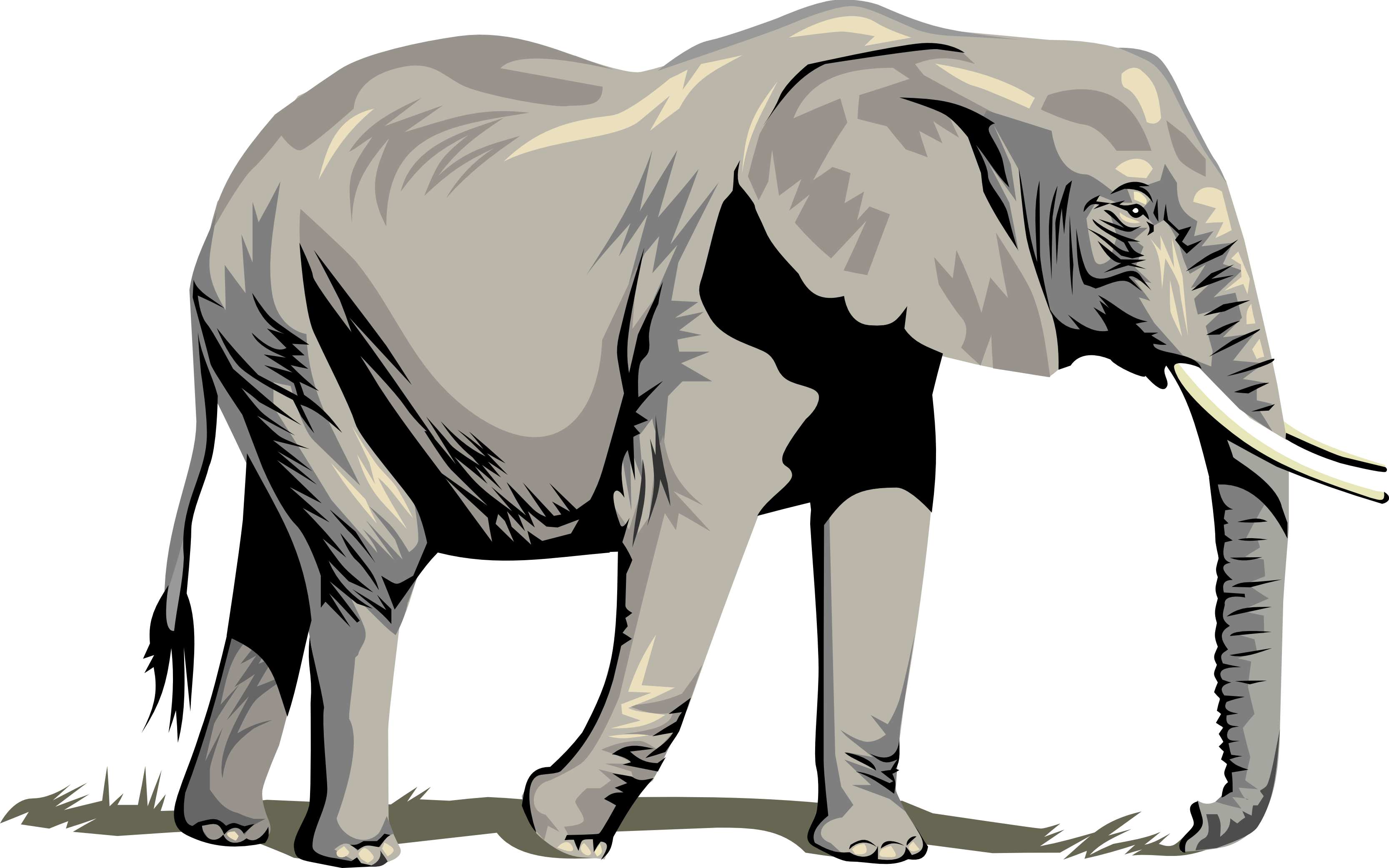 Elephant Vector Art | Free Download Clip Art | Free Clip Art | on ...