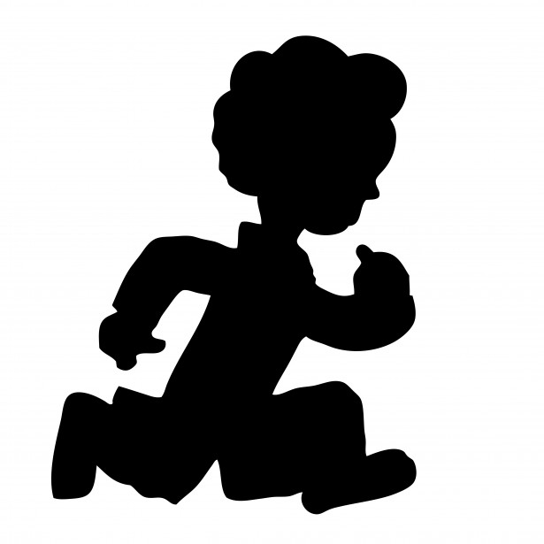 Running Boy Cartoon Clipart Free Stock Photo - Public Domain Pictures