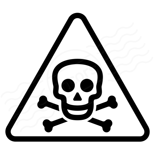 IconExperience Â» I-Collection Â» Sign Warning Toxic Icon