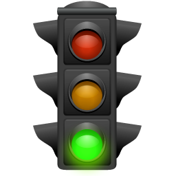 Red light green light clipart