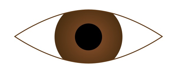 Brown eyes clip art