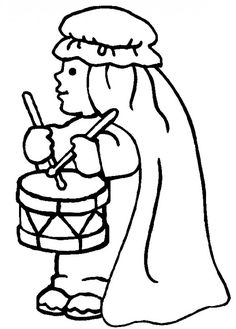 The Little Drummer Boy Printables | Drummers, Coloring Pages and ...