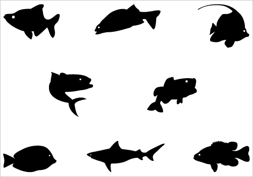 Fish Silhouette Clip Art