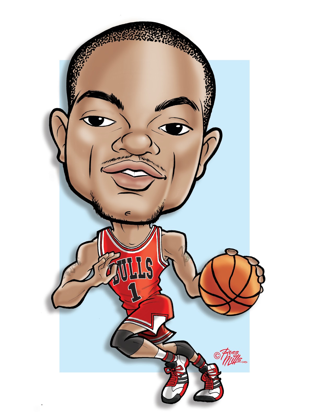 Basketball Caricature | Free Download Clip Art | Free Clip Art ...