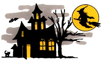 Free clipart witch house