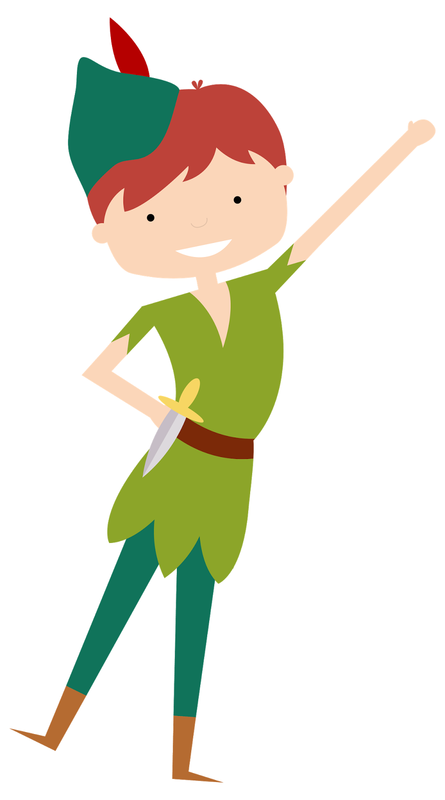 Peter Pan Silhouette Clipart