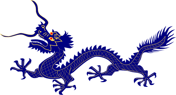 Cute chinese dragon clipart