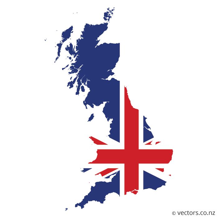 clipart map of great britain - photo #5