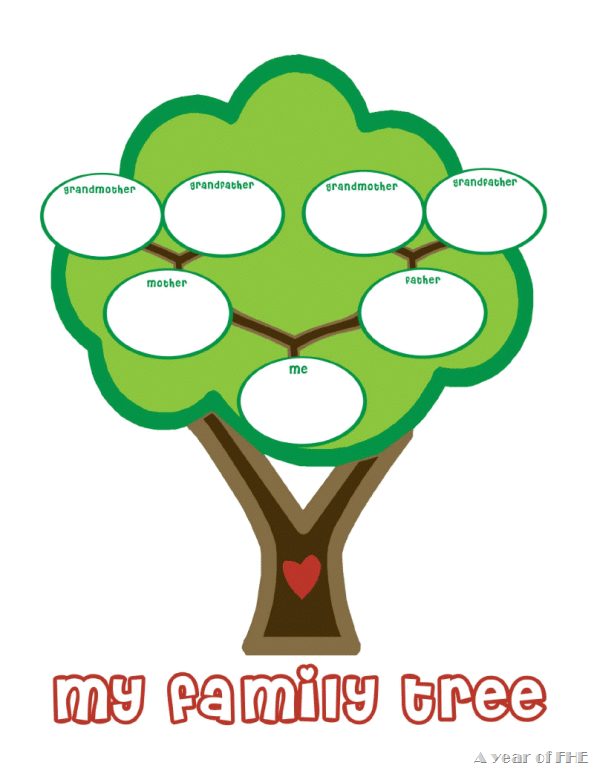 My family tree clipart