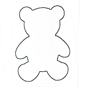 Best Photos of Teddy Bear Stencil Template - Teddy Bear Template ...