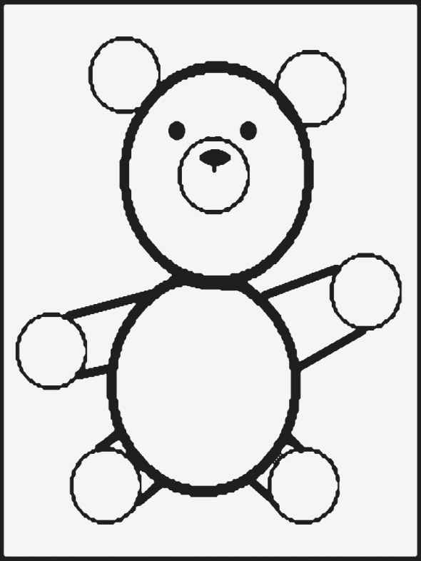 free clipart teddy bear outline - photo #37
