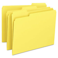 Yellow File Folders