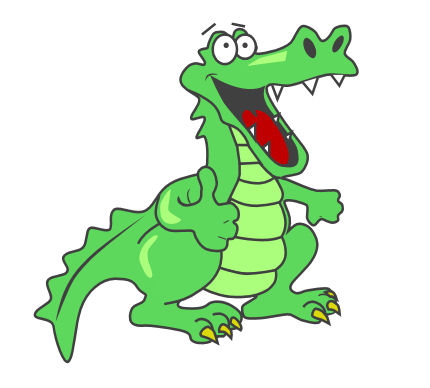 Alligator clip art collections