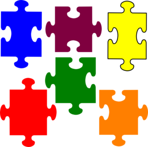 Jigsaw Puzzle clip art - vector clip art online, royalty free ...