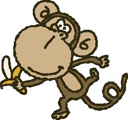 Monkey / Chimpanzee clipart images, icons < Free graphics