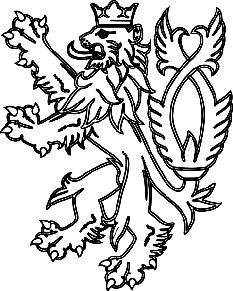 English Lion White clip art - vector clip art online, royalty free ...