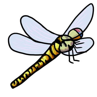 FREE Dragonfly Clip Art 10