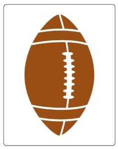 Free Football Stencils - ClipArt Best