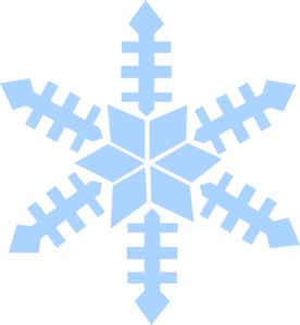 Blue Snowflake Clip Art - vector clip art online ...