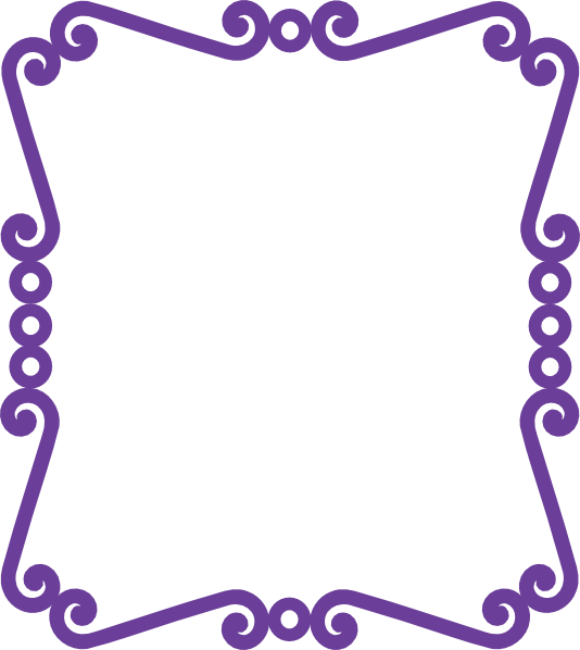 Scrolly Frame New Purple clip art - vector clip art online ...