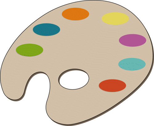 clipart art palette - photo #25