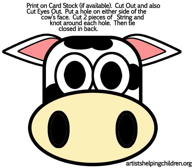 Cow Template Printable ClipArt Best