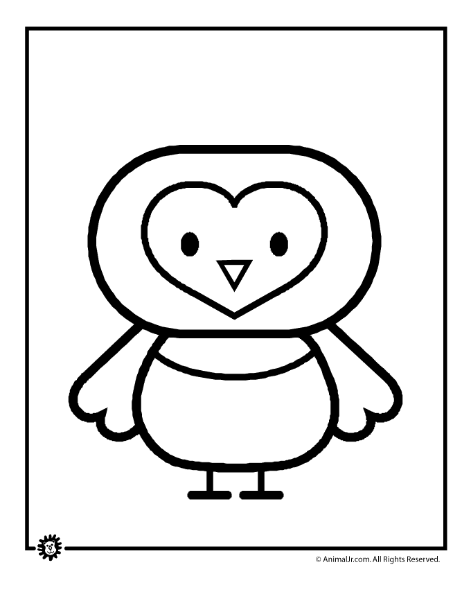 cute animals coloring pages animal page owl