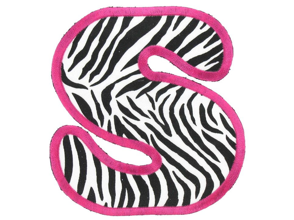 zebra print letters Colouring Pages (page 3)