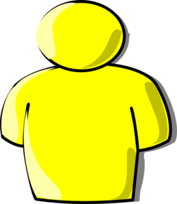Yellow Person Clip Art - vector clip art online ...