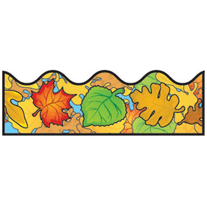 Colored Leaves Bulletin Board Borders