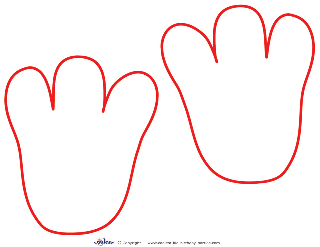 Best Photos of Bird Feet Template - Big Bird Footprint Template ...