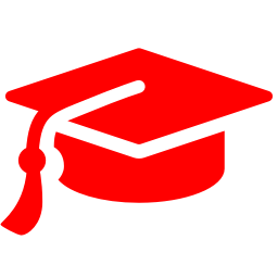 Free red graduation cap icon - Download red graduation cap icon