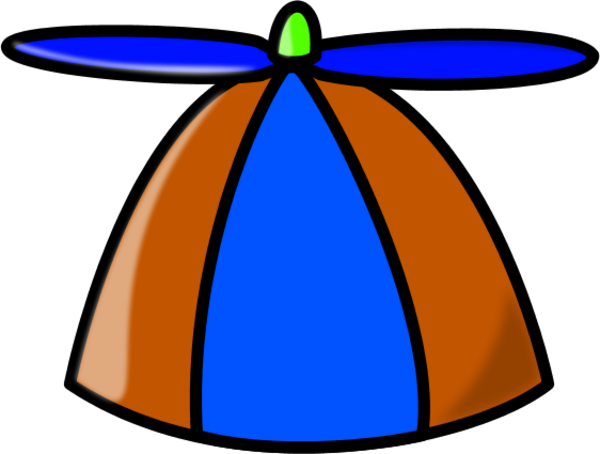Propeller hat - vector Clip Art