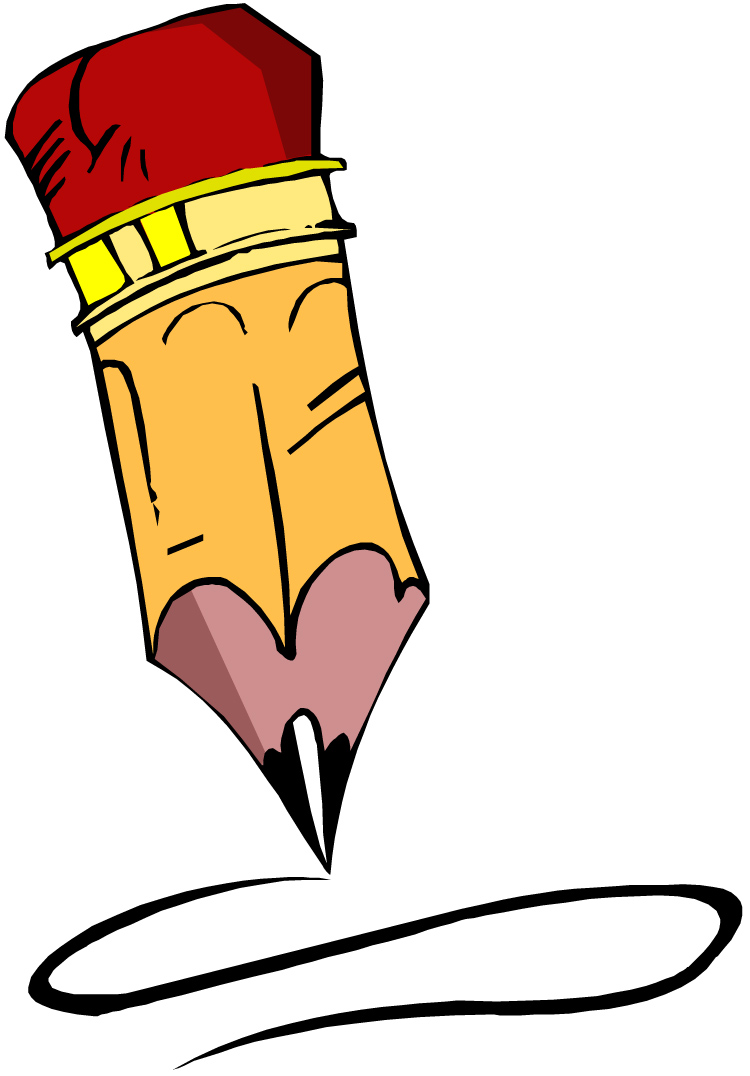 Pencil Writing Clip Art - Free Clipart Images