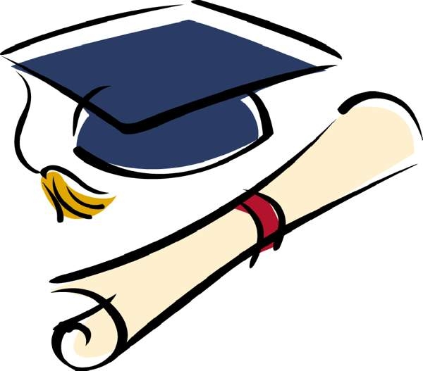 High school graduation clipart