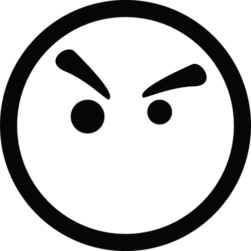 Blank circular face symbol | Public domain vectors