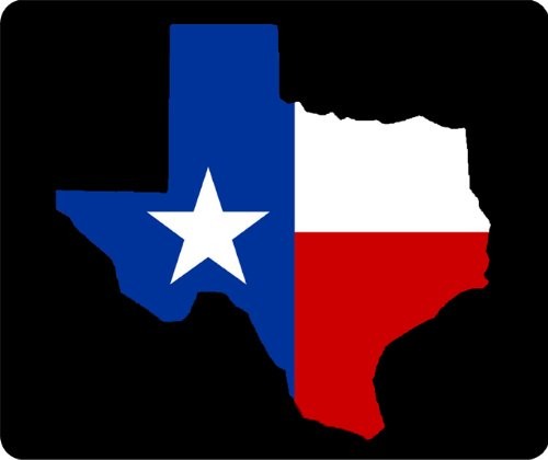 Texas Ourline With Flag - ClipArt Best