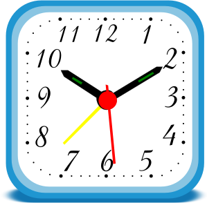 Clipart school clock