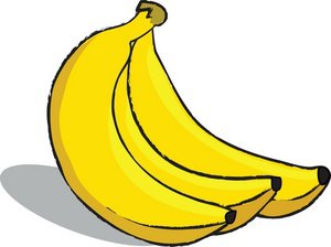 Cartoon banana clip art