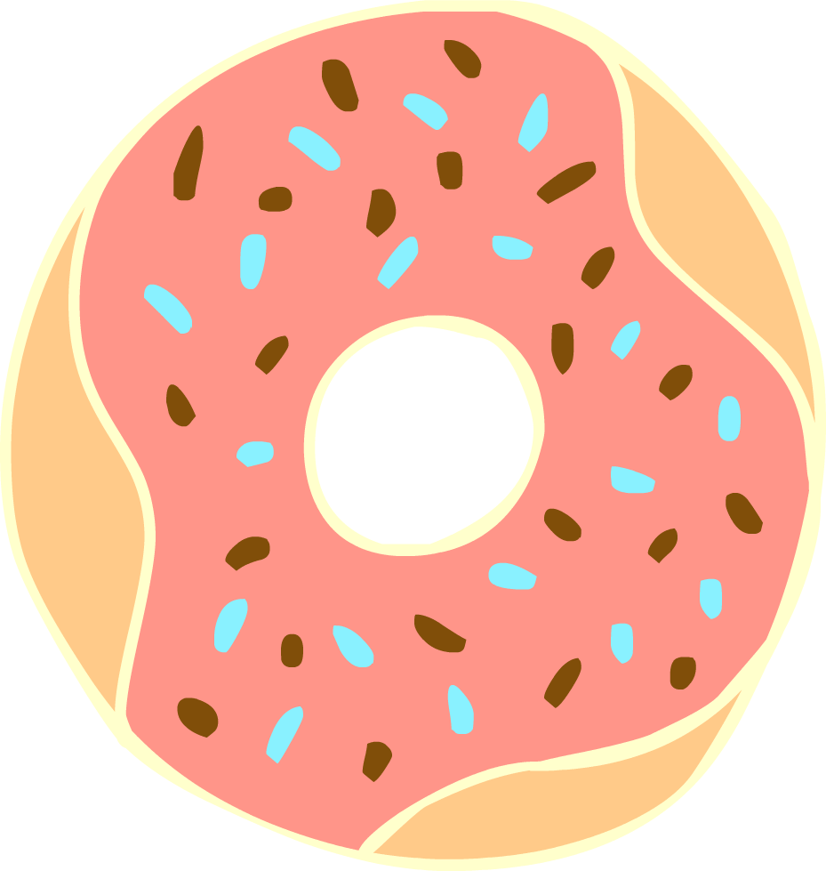 Animated donut clipart