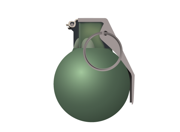 Hand Grenade Vector vector graphic | creaTTor