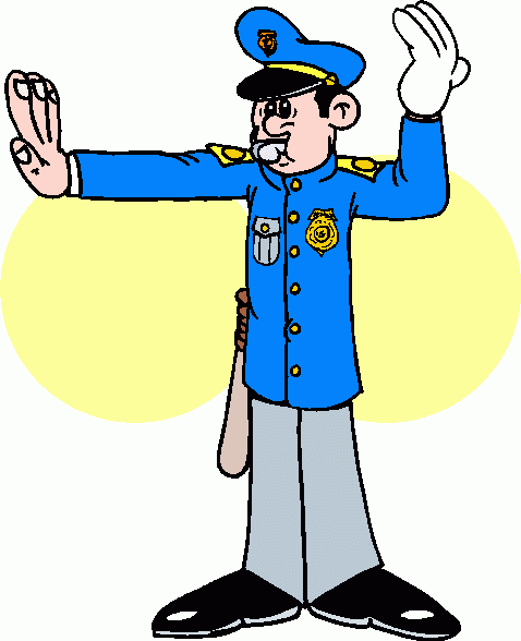 Animated Policeman Clipart