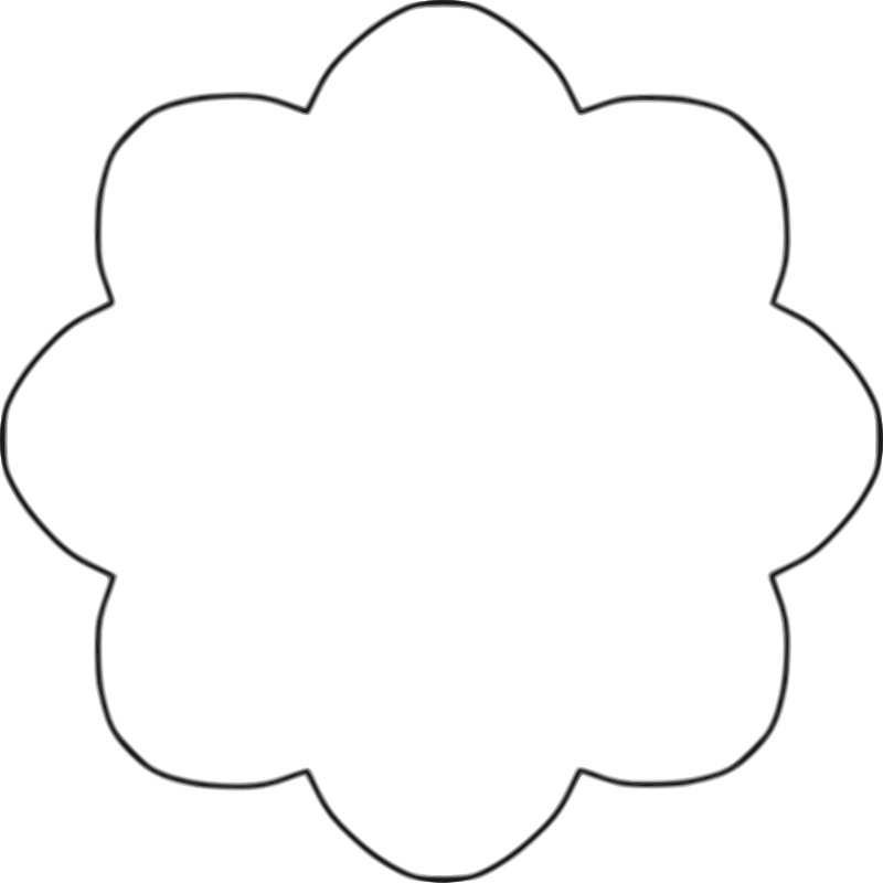 free clip art flower shape - photo #2