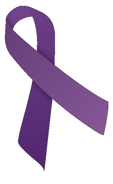 Purple Cancer Ribbon Clip Art