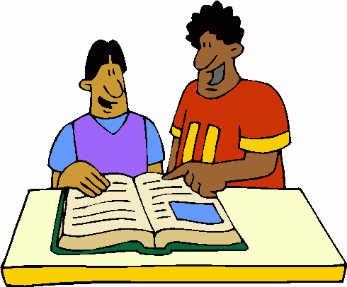 Boy And Girl Reading Clipart - Free Clipart Images