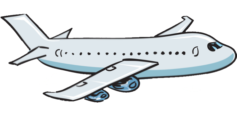 Clip Art Plane - Tumundografico