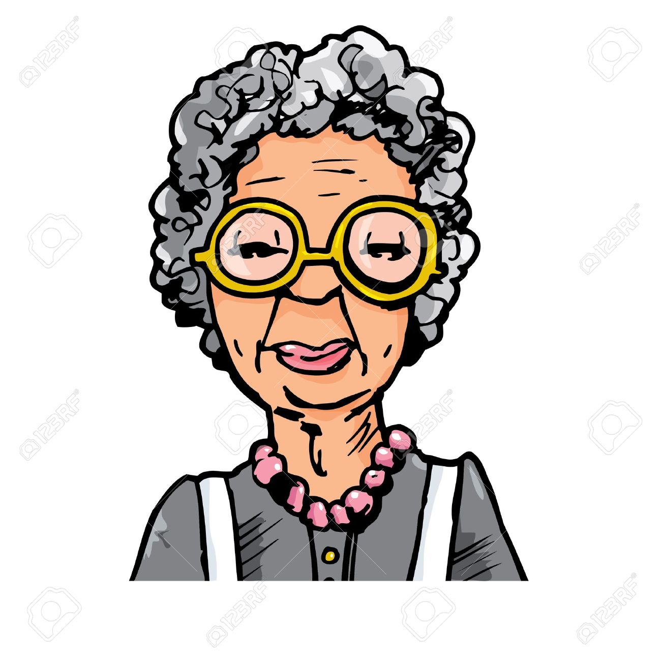 free clip art cartoon old lady - photo #31