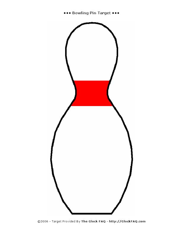 Free Printable Bowling Pin Template ClipArt Best