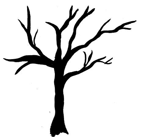 Dead Tree Silhouette Clipart