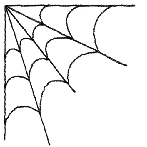 Cartoon spider web clipart